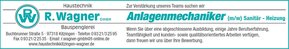 Stellenausschreibung für Anlagenmechaniker