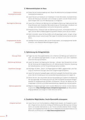 Informationen des Heizungshandwerks